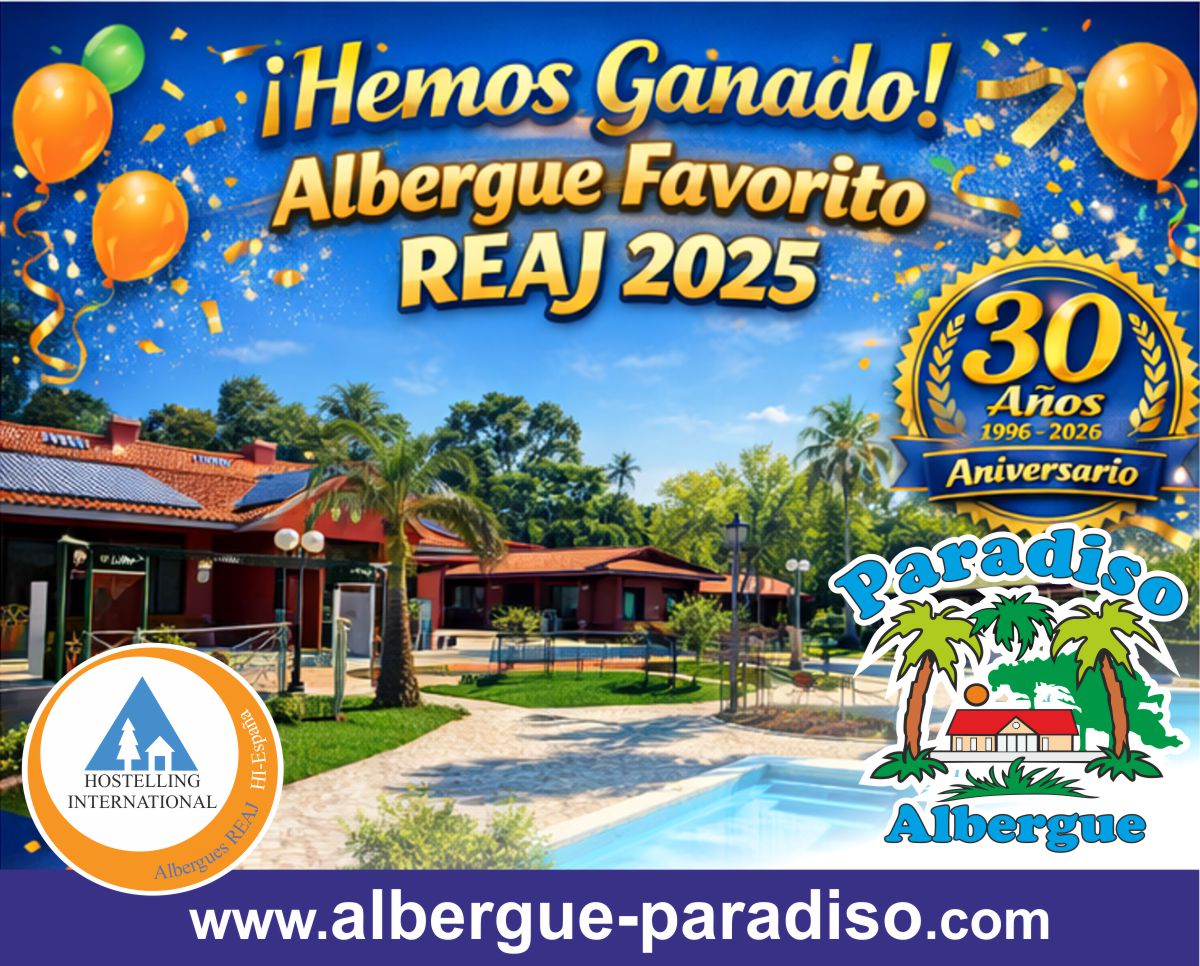 Albergue Paradiso premio REAJ 2025 30 aniversario